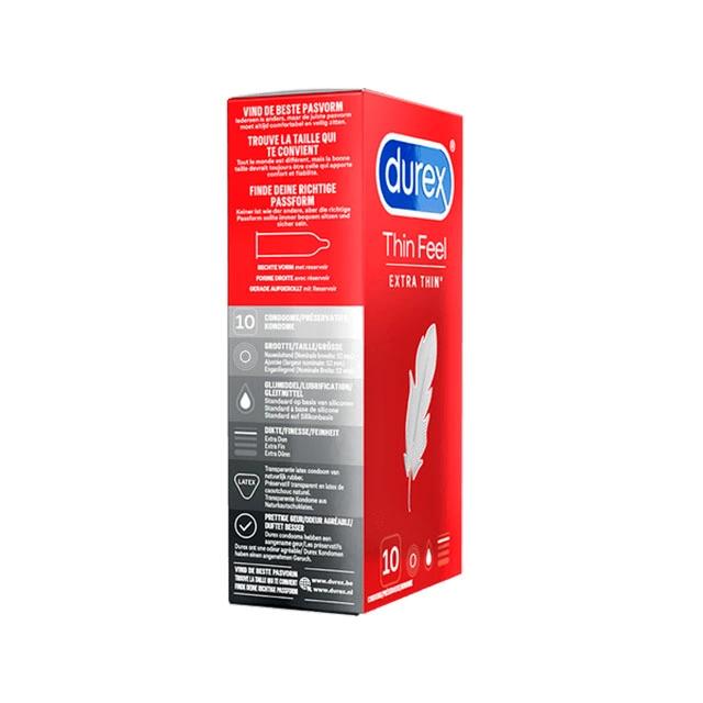 Тонкие презервативы - Durex Thin Feel Extra Thin 10 шт.