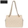 Chanel No. 8 Standard Chain Tote Bag Caviar Handbag IvoryUsed