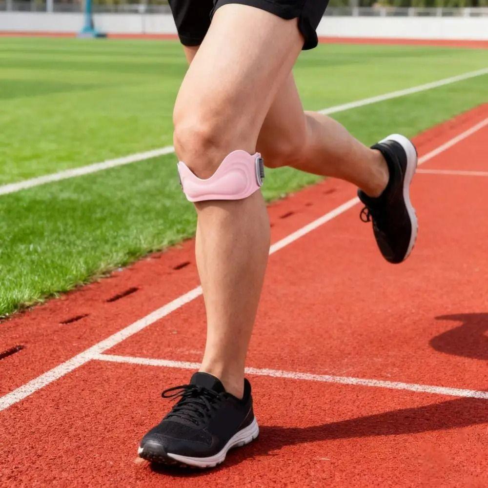 Adjustable Straps Silicone Knee Brace Highly Elastic Patella Stabilizer  Gym Fitness