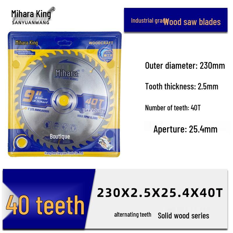 Деревообрабатывающий угловой шлифовальный пильный диск - Сплавной отрезной диск для дерева, Размеры 4/5/7/9 дюймов