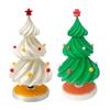Танцующая рождественская елка, 3D-печатная качающаяся елочная игрушка, интерактивная, 3-уровневая, вращающаяся, рождественская