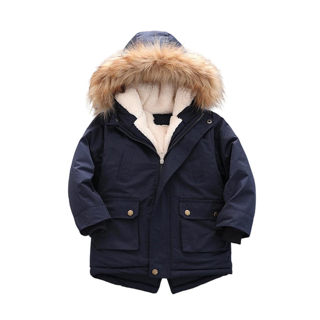 Детское модное пальто