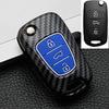 Чехол-накладка на ключ автомобиля из углеродного волокна Подходит для Hyundai Accent Elantra I20 I30 Ix20 Ix25 Ix35 Премиум-класс Автомобильный аксессуар для интерьера