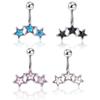 Five -Pointed Star Navel Nail Navel Ring Navel Buckle Body Puncture New Product