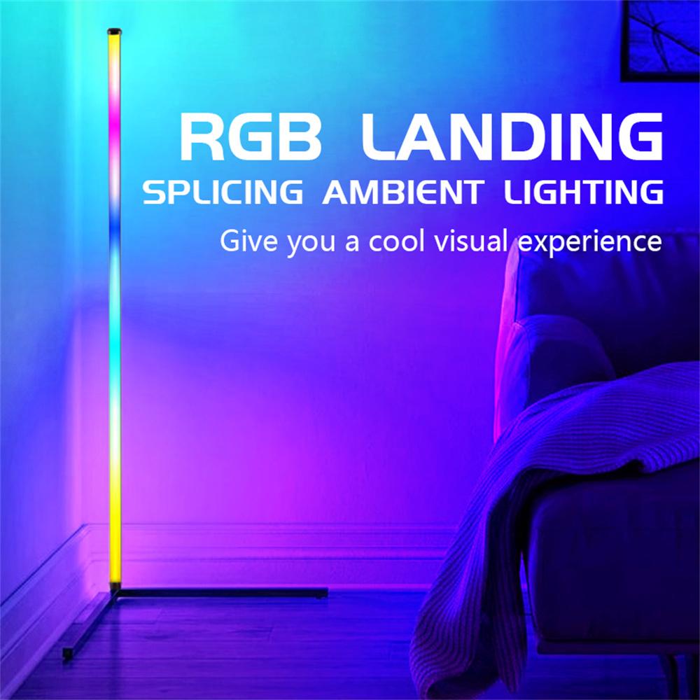 KBB-20 2 шт. настенный угловой звукосниматель RGB атмосферный светильник L-образное основание сращивание напольный светильник