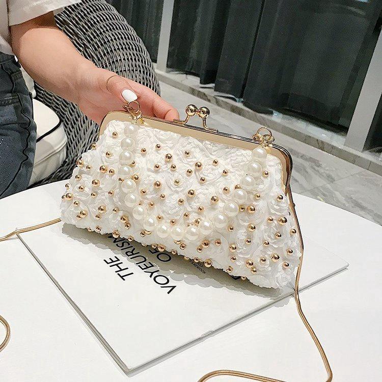Ielgy Women's Fashion Bag/Pearls/Pearls/Embroidery Needdiagonal Perfect Cross-body