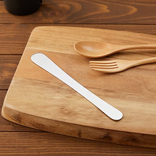 Kanda Kan Stainless Steel Spatula, 20cm, Made in Japan, Commercial Use, Chinese Food, 000427