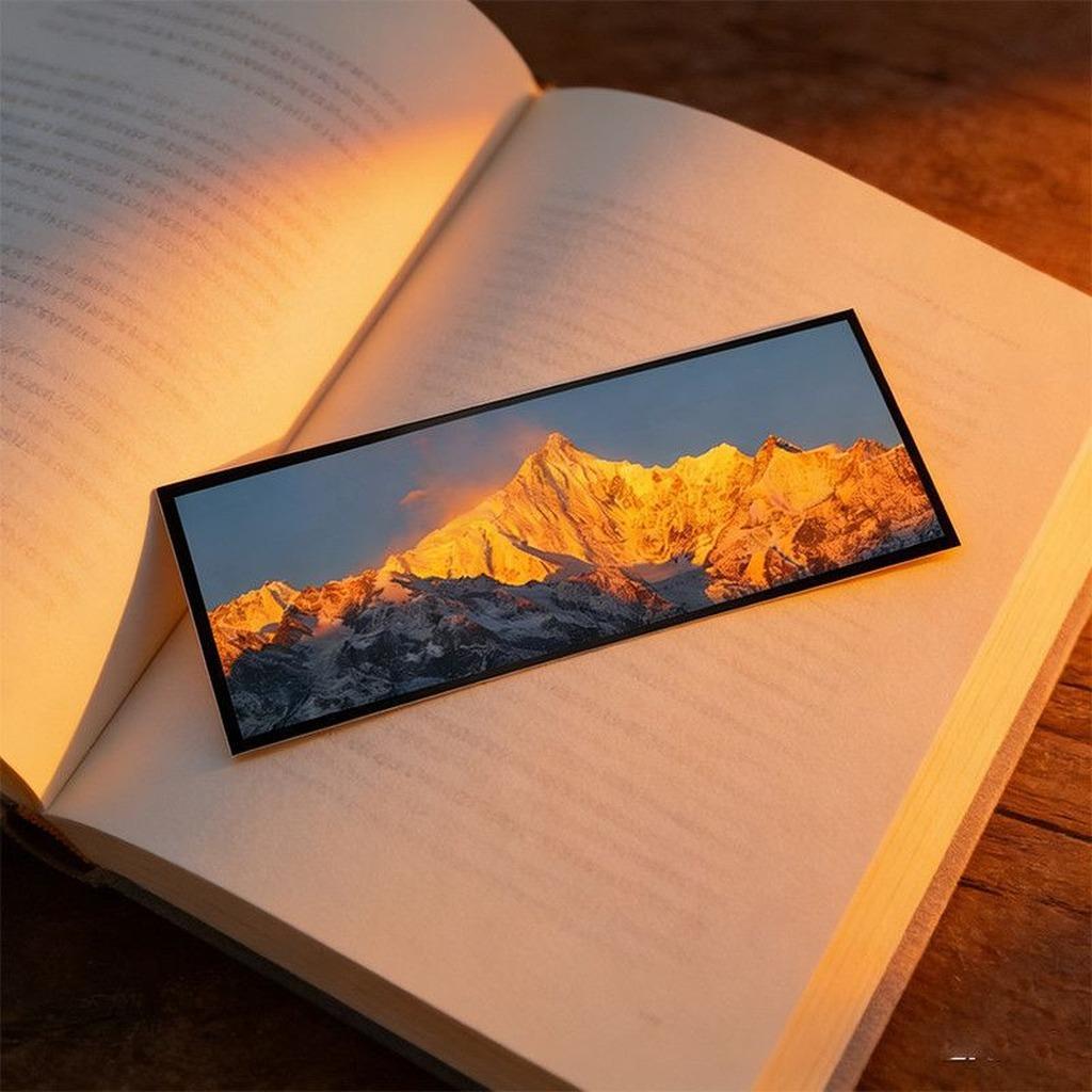 Aesthetic Galaxy Starry Sky Acrylic Film Bookmark Decorative Reading Page Marker Gift for Book Lovers