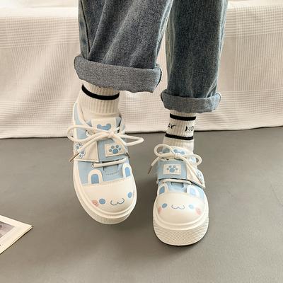 Популярные оригинальные 2025 лолита дом отдел мягкие милые порт колледж одинарная обувь женская лолита студент парусиновая обувь