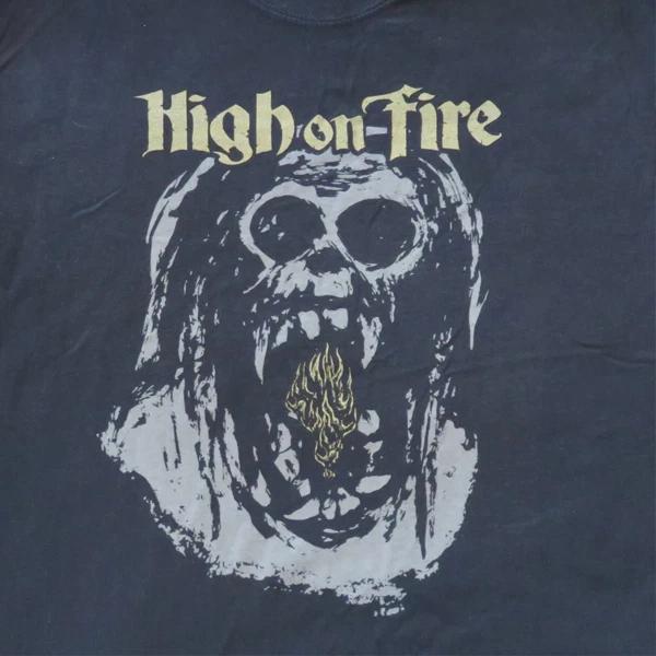 VTG High on Fire band black T-shirt Unisex Tee All sizes S-5Xl 2F69