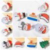 Christmas Snowman Santa Claus Christmas Tree Grab Clip Hair Claw Colourful Hat Small Shark Clip Hair Clip Gift Hair Accessories