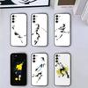Абстрактная фигура Футбольная поддержка Чехол для телефона Для Samsung Galaxy A73,A72,A71,A70,A53,A52,A51,Мягкий силиконовый Черный чехол