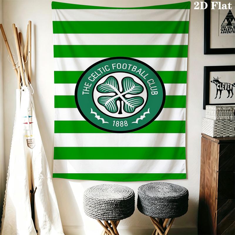 Celtic F.C Pattern Home Decor Tapestry, Wall Hanging, Decorative RV Wall Cloth.NGT0928558