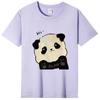 Summer Ladies Cute Cat Printed Cotton Breathable Style T-Shirt Short Sleeve