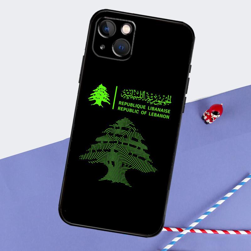 Чехол для телефона с флагом Ливана для iPhone 16 Pro Max 11 12 13 14 15 Pro Max Mini XR 16 15 Plus 16e Защитный корпус