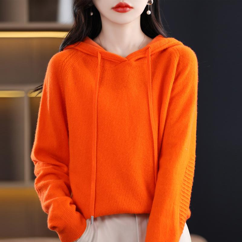 YYFS Женская мода, повседневные однотонные свитера с длинными рукавами и осенне-зимним принтом