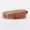 Minimalist Womens Pu Belt With Gold Alloy Buckle For Casual And Office Wear