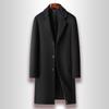 Autumn and Winter Men's Woolen Coat Business Casual Long Suit Collar Coat Men's Trench Coat