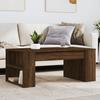 VidaXL Coffee Table Brown Oak 102x55x42 Cm Engineered Wood, Side Table, Living Room Table, Side Table, End Table 831860