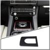 Matte Black Interior Gear Shift Plate Cover Trim For Jaguar F-pace XE 2016-
