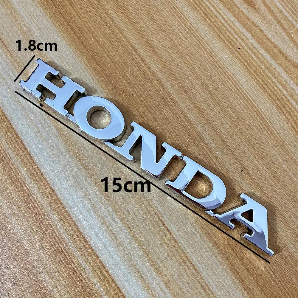 CGPCF1 Suitable for Honda Motorcycle Modification, Electroplating Plastic Car Logo Sticker Car Tail Letter Label Motorcycle Sticker
