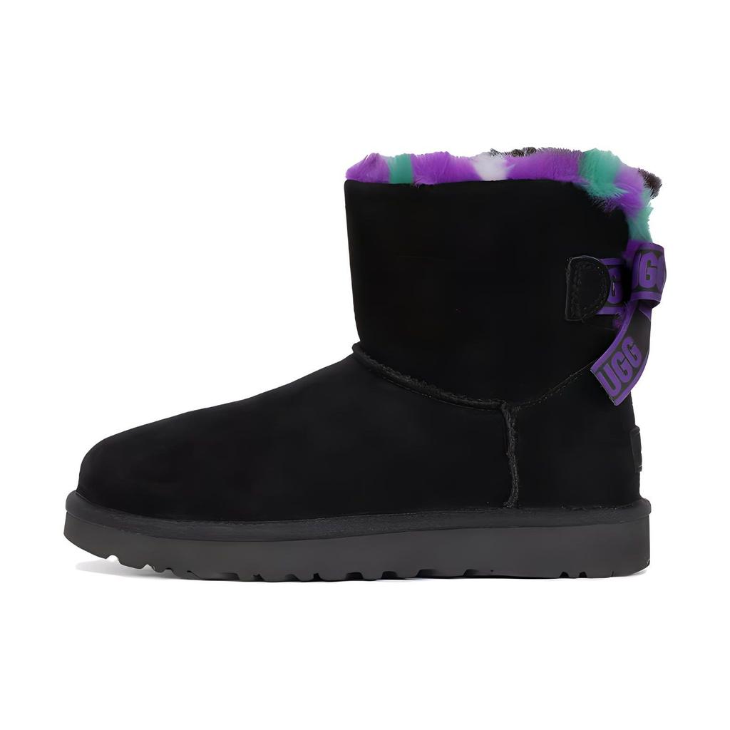 UGG Удобные простые короткие зимние ботинки женские черные 1130594-BLK