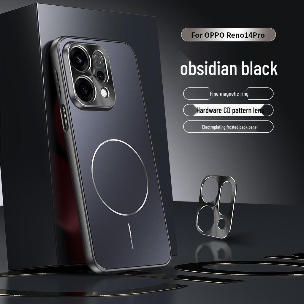 Чехол для телефона Oppo Reno14/Reno14 Pro с полной защитой от падений, защитой камеры и поддержкой беспроводной автомобильной зарядки