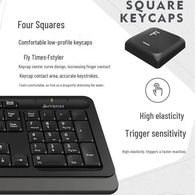 A4TECH FK10 Wired Membrane Office Keyboard