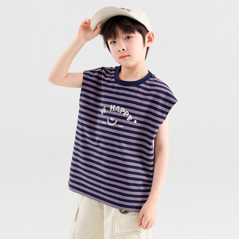 DuoDuoJia Boys' Summer Striped Sleeveless T-Shirt Vest