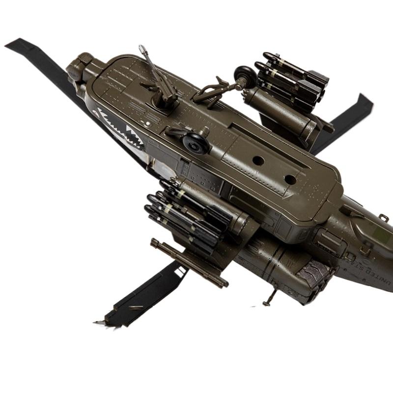 1: 72 Ah-64 Apache Aircraft Model Foam Model Simulation Bomber Alloy Helicopter Model Refined Military Model Decoration Gift