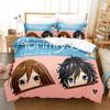 Luxury New 3D Print Anime Hori San To Miyamura Kun Horimiya Bedding Set Duvet Cover Bed Set Quilt Cover Pillowcase Queen Size