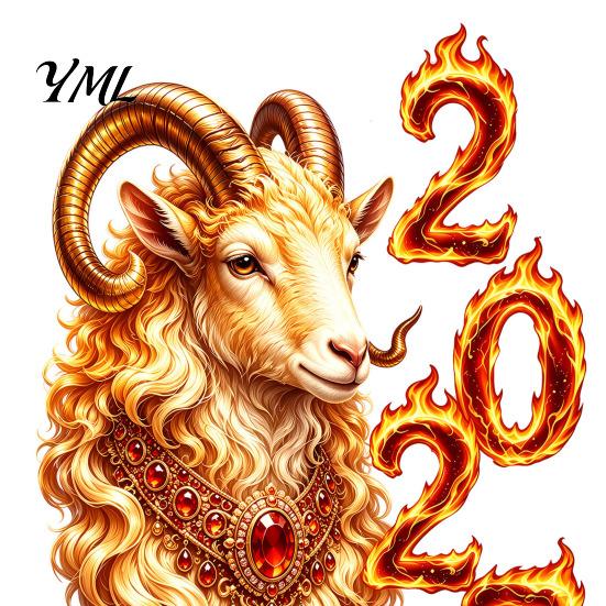 Indoor Outdoor Holiday Decor Chinese New Year Window Sticker, 2027 Goat Static Clings, Storefront Glass Decoration Reusable Lunar Xmas for Home