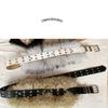Rivet Leather Fur Belt Faux Fur Y2K Waistband Vintage Furry Waistband  Dress Decoration