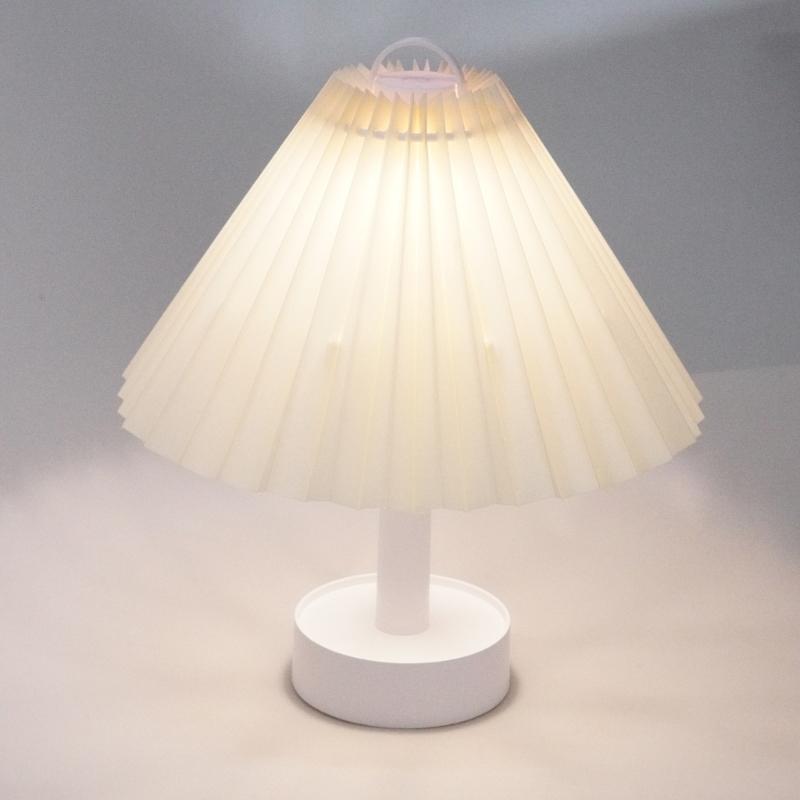 Складная настольная лампа с мягким регулируемым светом для спальни, гостиной и офисного стола. Абажур.