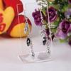 Display Acrylic Jewelry Organizer Ornaments Transparent Women Jewelry Holder Earring Display Rack
