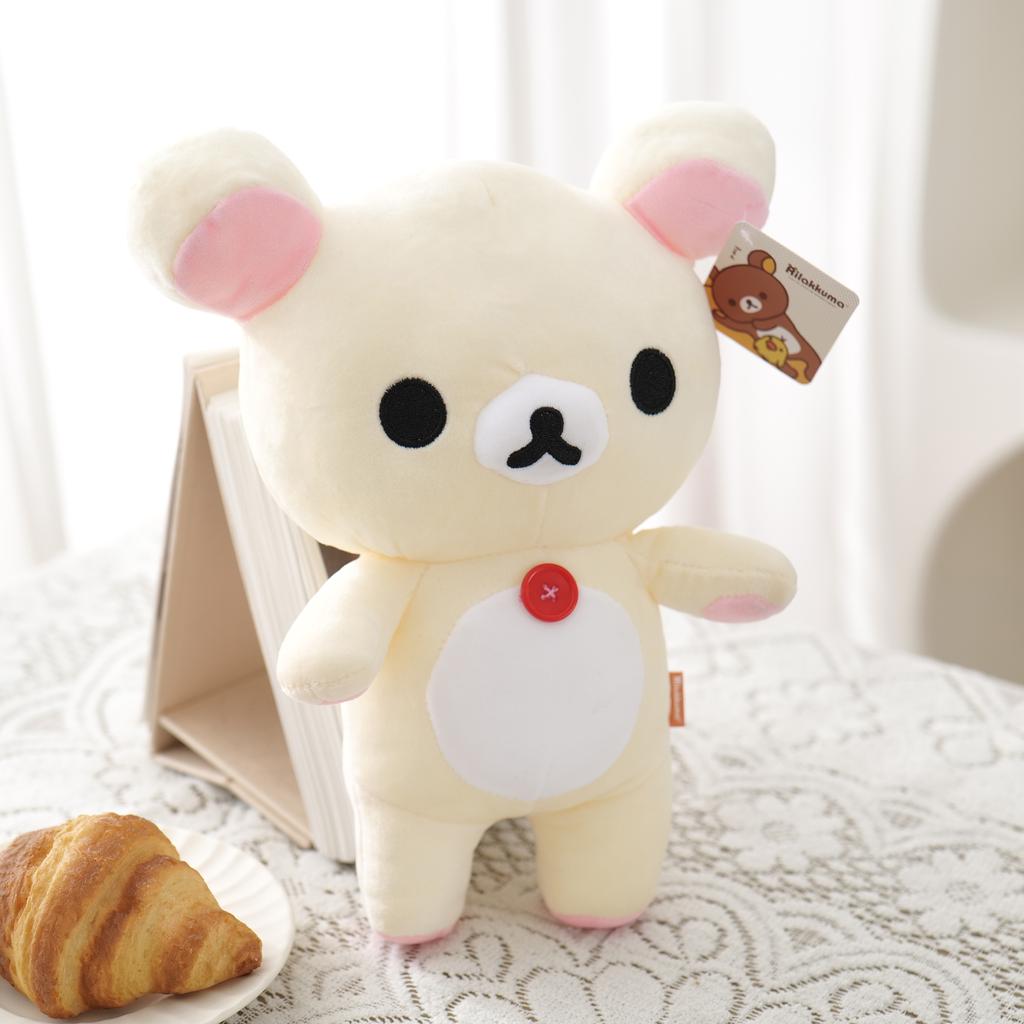Kawaii Strawberry Rilakkuma Plushies Kuma Rilakkuma Plushies Teddy Bear Rilakkuma Мягкая кукла Rilakkuma Toys Рождественский подарок для детей