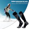 1 пара носков для катания на лыжах выше колена, зимние термоноски, теплые, противоскользящие, ветрозащитные, для сноуборда