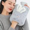 Plush Explosion-Proof PVC Hot Water Bottle: Thickened, Cute, and Safe Belly & Hand Warmer for Students