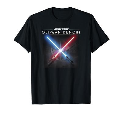 STAR WARS Постер/Футболка Оби-Вана Кеноби со скрещенными световыми мечами