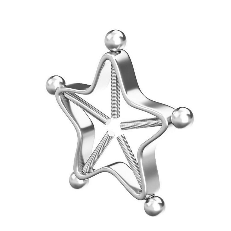 2 шт. зажимы кольца клипсы в форме звезды украшения для тела для женщин мужчин