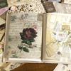40pcs Pictures Unrepeated Large Size Vintage Material Paper Double Sided Material Book Retro Scrapbooking Journaling Decor Stationery