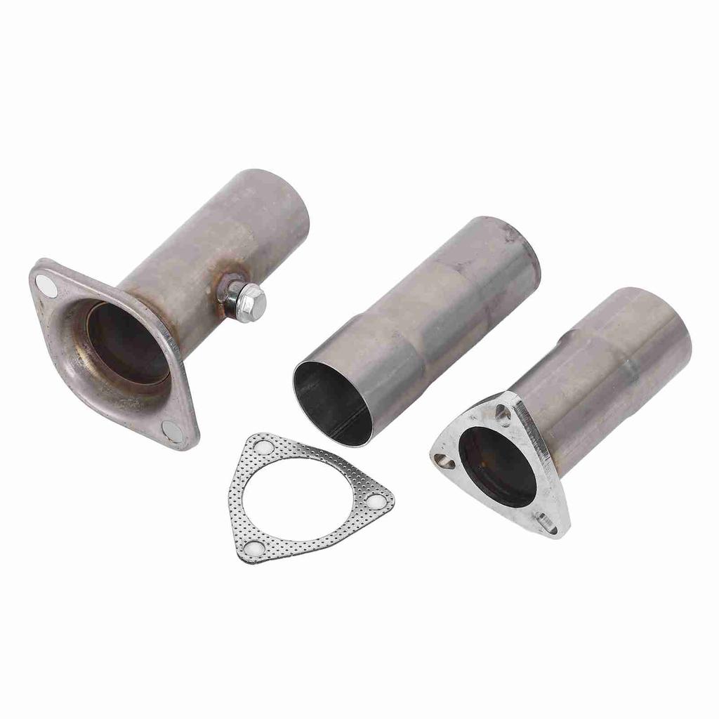3PCS Catalytic Exhaust Pipe Converter Replacement for Honda Acura Engine Swap 2.5in Pipe