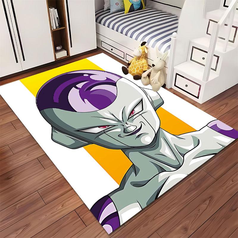 Purple Alien Warrior Portrait suitable as a non-slip mat for the living room or bedroom sofa