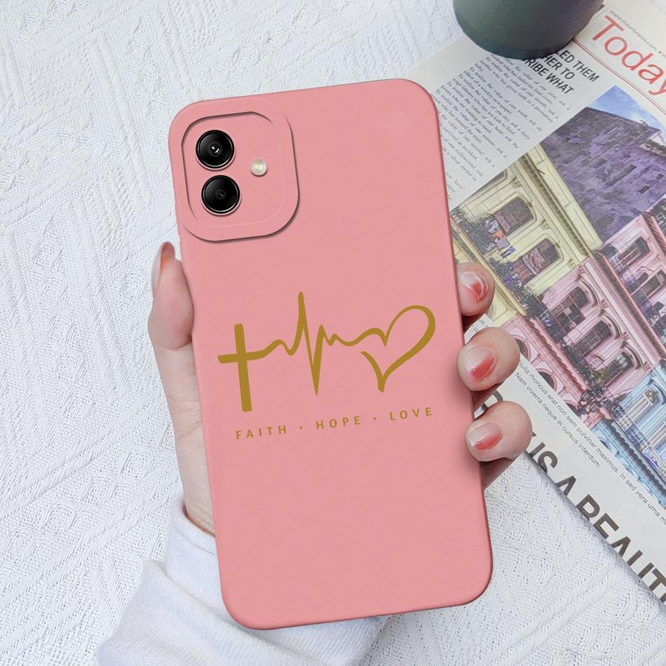 For Samsung Galaxy A04 A04E A04S Phone Case Cat Camera Protection Liquid Silicone Back Cover For Samsung A 04 E S Bumper Shell