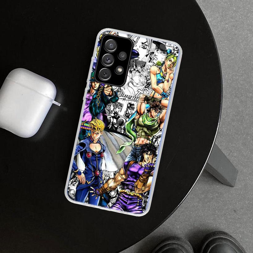 Чехол-бампер для телефона JoJo's Bizarre Adventure, горячая аниме-тематика, для Samsung Galaxy A12 A22 A32 A52 A72 A02S A51 A50S A31 A20S A10S Note 20 U