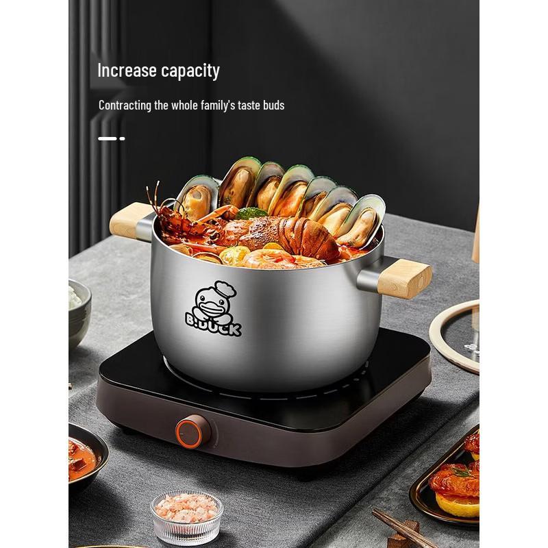 COOKER KING Little Yellow Duck 316 Stainless Steel Soup Pot 22cm