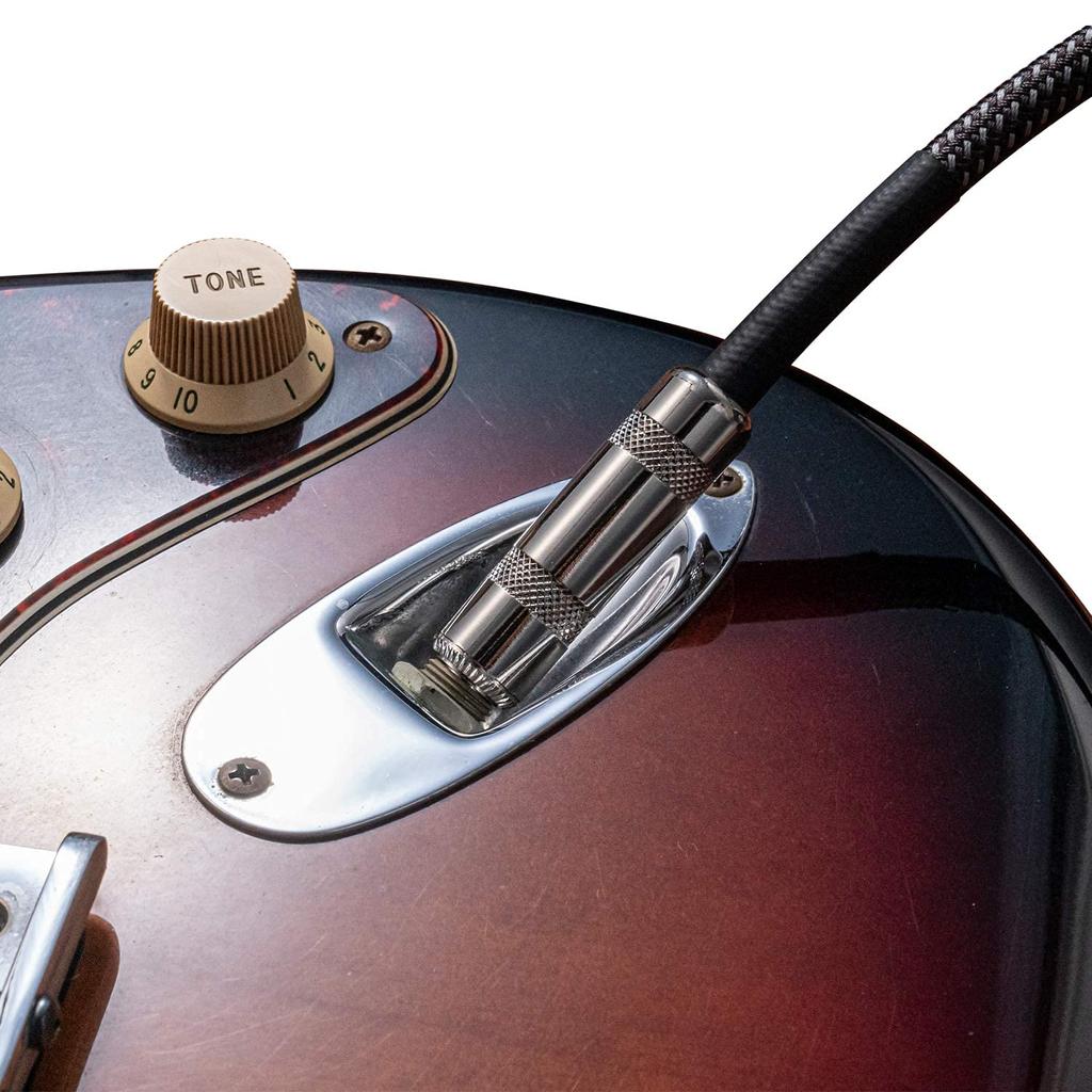 Micawber Guitar Bass Shield Cable от Top Domestic Устойчив к легкой твидовой ткани SS [Рекомендуется для игроков] отключение, (3m)