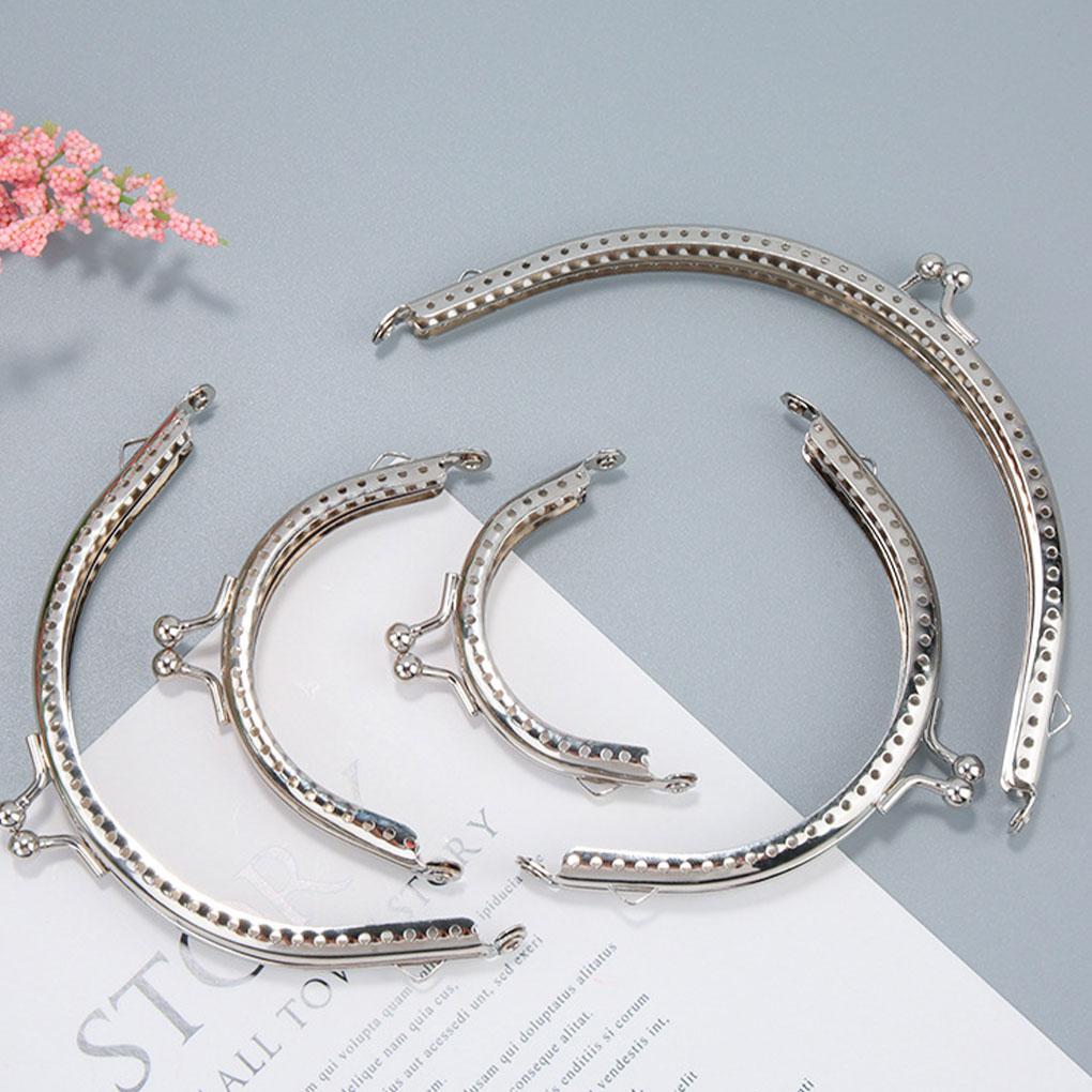 Изысканные узоры из 2 предметов, металлическая рамка для кошелька, застежка-поцелуй, замок, легко крепкий и долговечный, широко используемый