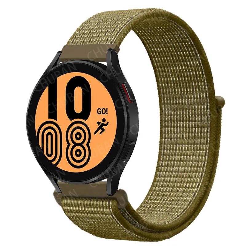 Nylon Loop For Samsung Galaxy Watch 6 5 Pro/4/classic/gear S3 Frontier/active Sport Bracelet Huawei Watch Gt2 3 22mm 20mm Strap