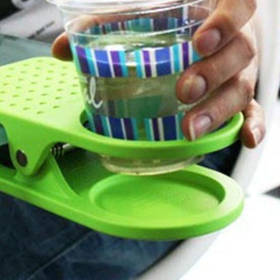 Держатель для чашки для офисного стола, зажим, нескользящий зажим без царапин на столе, держатель для напитков, красочная пластиковая вешалка для бутылки с водой, многофункциональный кофе